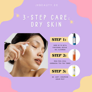 3-Step Care: Dry Skin 3-Step Care - JKbeauty - Beauty secrets with our Korean skincare collection -  - JKbeauty