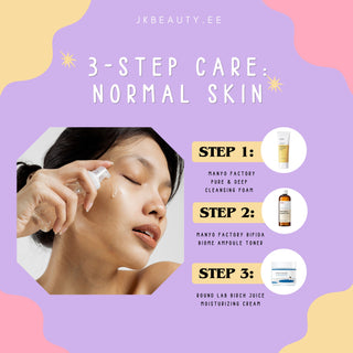 3-Step Care: Normal Skin 3-Step Care - JKbeauty - Beauty secrets with our Korean skincare collection -  - JKbeauty