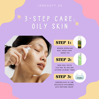 3-Step Care: Oily Skin 3-Step Care - JKbeauty - Beauty secrets with our Korean skincare collection -  - JKbeauty