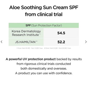 COSRX Aloe Soothing Sun Cream SPF50+ PA+++ 50ml Face Cream - COSRX -  - JKbeauty
