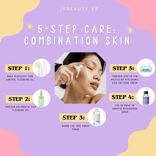 5-Step Care: Combination Skin 5-Step Care - JKbeauty - Beauty secrets with our Korean skincare collection -  - JKbeauty